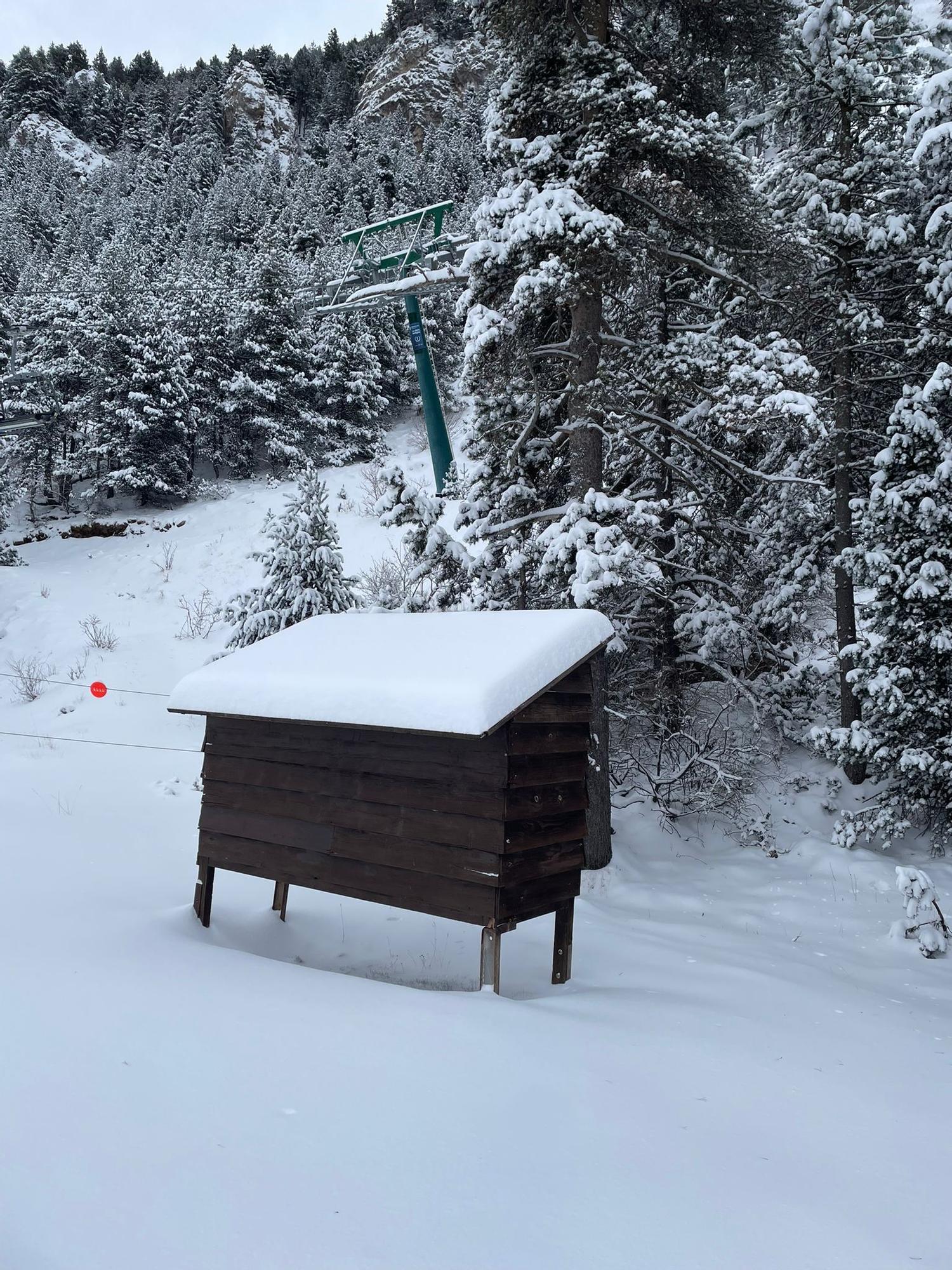 La nevada a la Molina