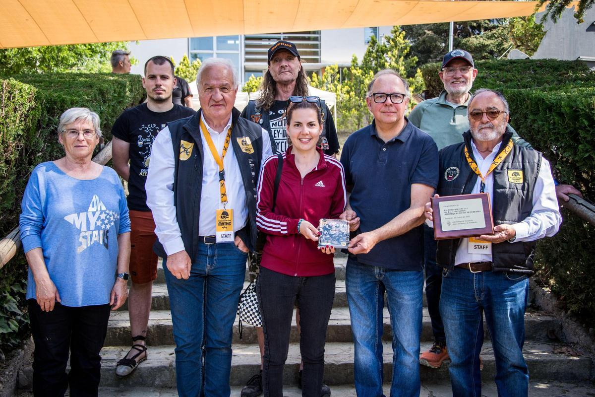 Navarcles acull la parada tècnica del Ral·li Internacional de Motos Històriques durant Sant Jordi