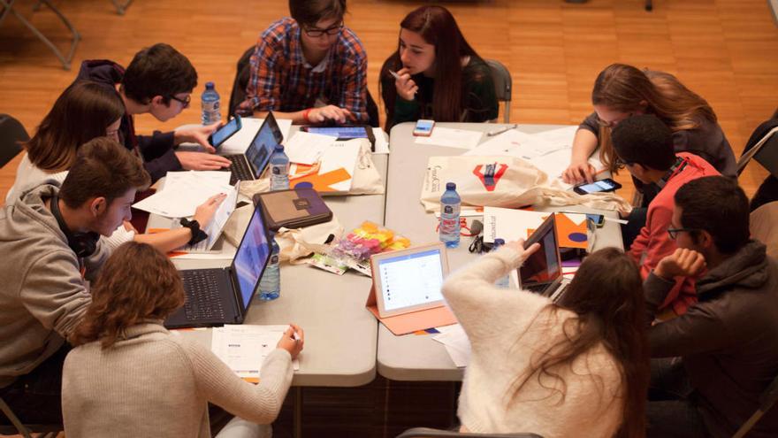 Alumnos malagueños en las actividades del programa eduCaixa