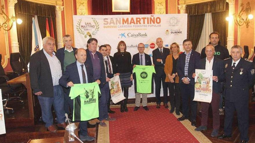 Acto de presentación de la carrera popular pedestre do San Martiño. // Iñaki Osorio