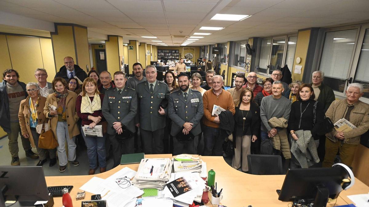 Agentes y lectores del decano conversaron sobre las ciberestafas.