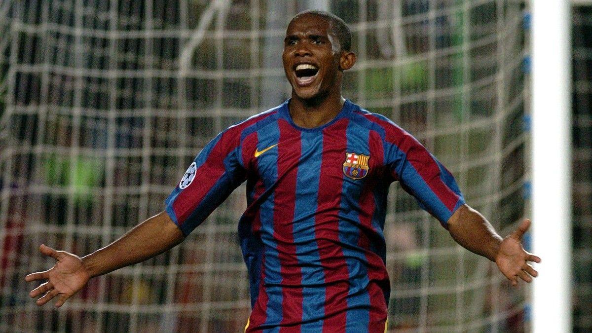 Samuel Eto'o, noveno máximo goleador histórico del Barça