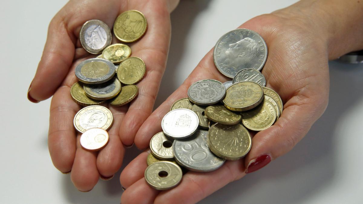 Los españoles dejan sin canjear pesetas por valor de 1.575 millones de euros
