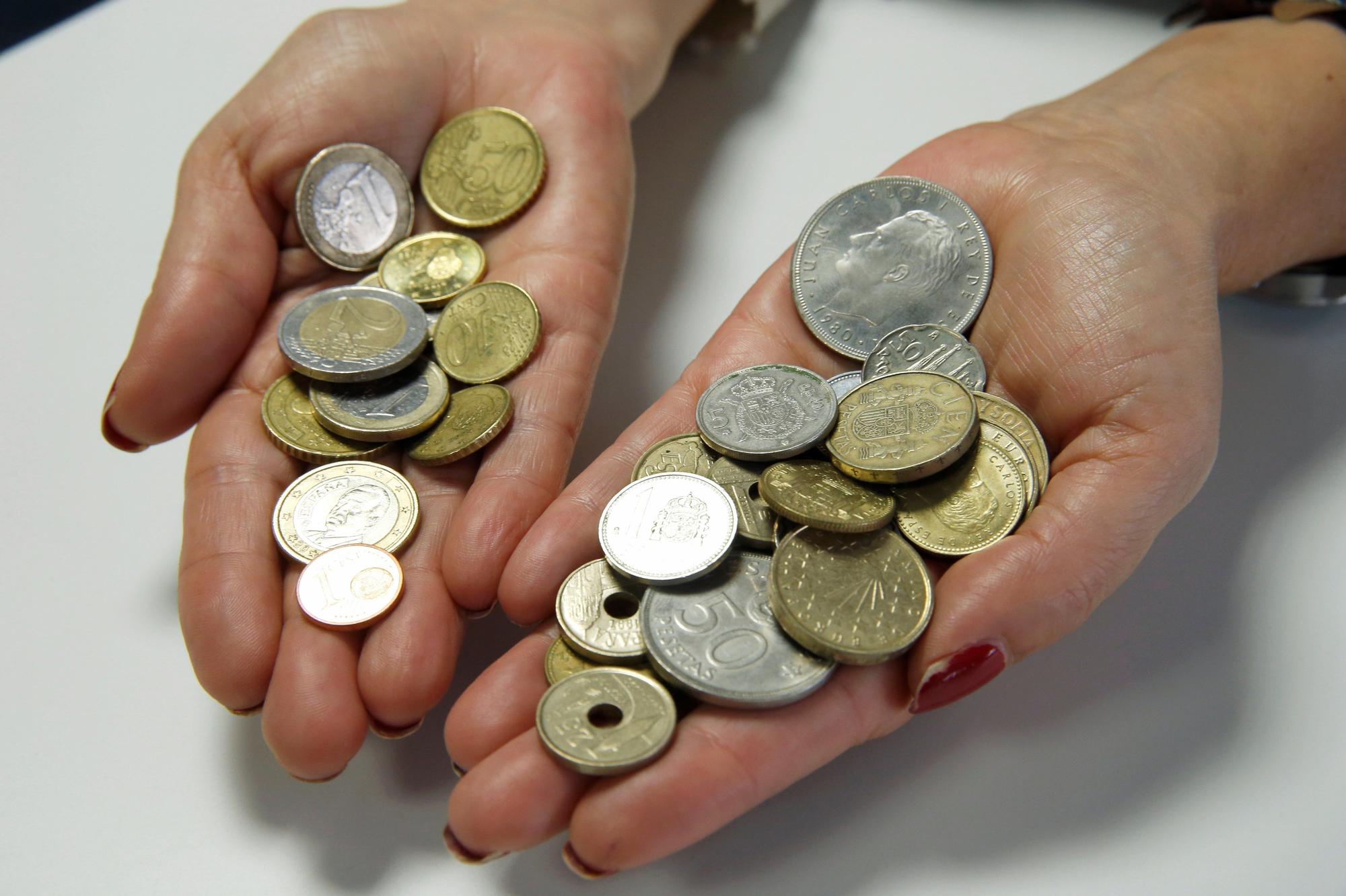 Los españoles han dejado sin canjear pesetas por valor de 1.575 millones de euros