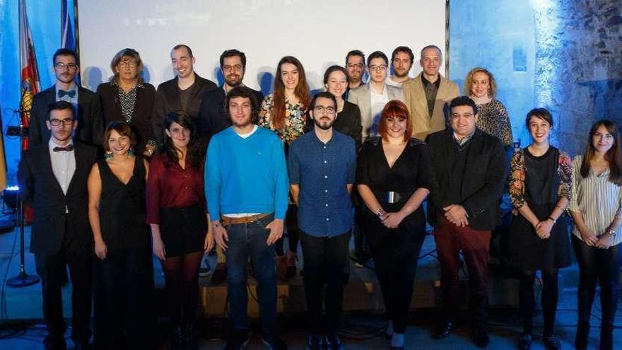 Galardonados en el Certamen de Arte Joven de Castilla y León.