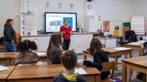 Una escuela enseñando catalán en Londres