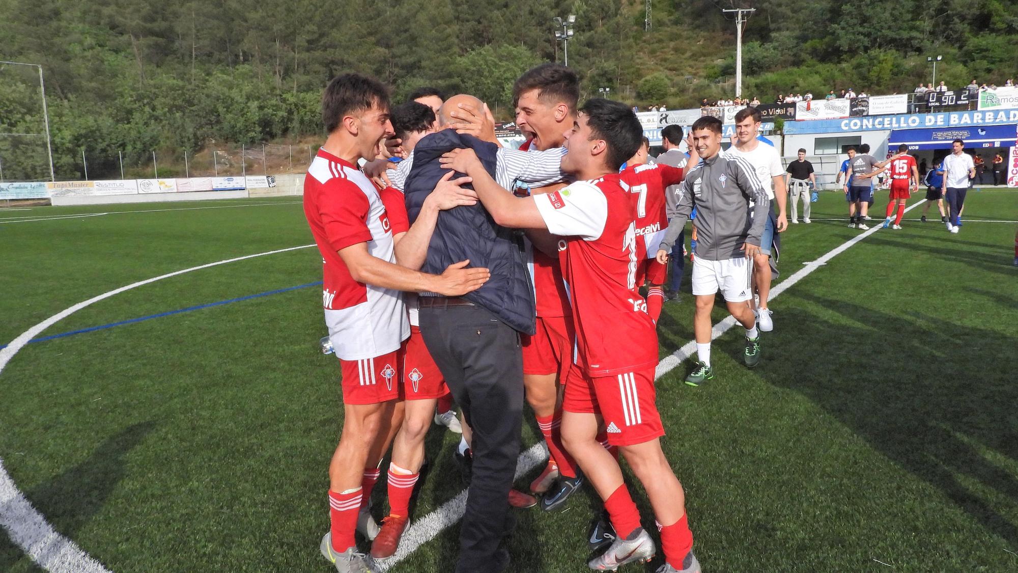 Así celebró su ascenso el Celta C Gran Peña