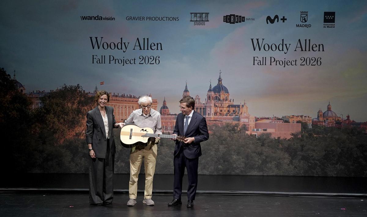 Presentación de la película de Woody Allen, que rodará en Madrid, con los actores Alexi Wasser y Peter Vives.