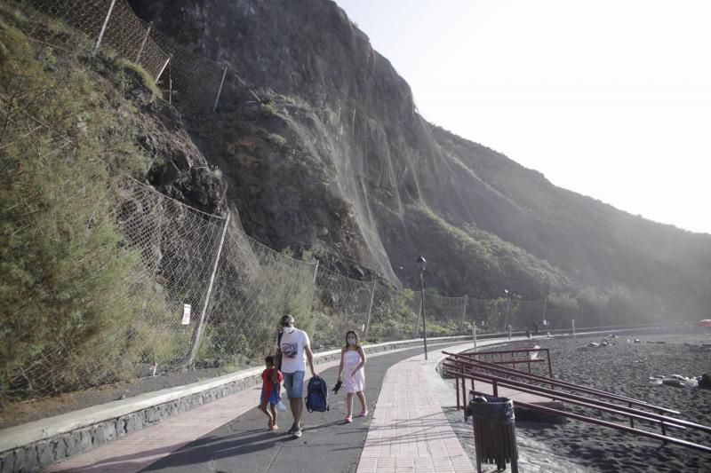 Zonas con riesgos de desprendimiento en Tenerife