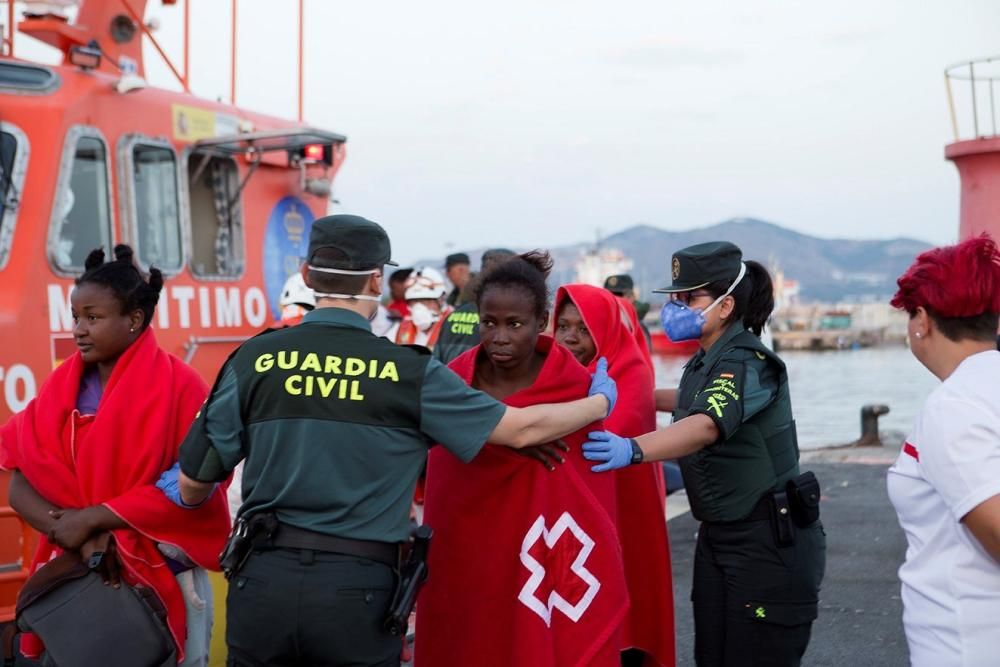 Rescate de inmigrantes en Andalucía y Canarias