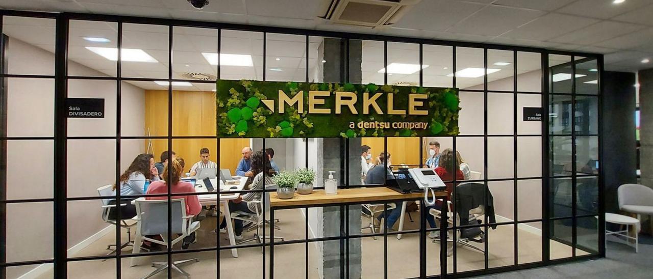 Nuevas oficinas de Merkle en Gijón.