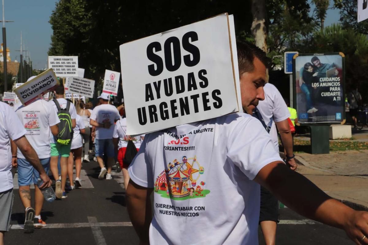 Los feriantes se sienten olvidados