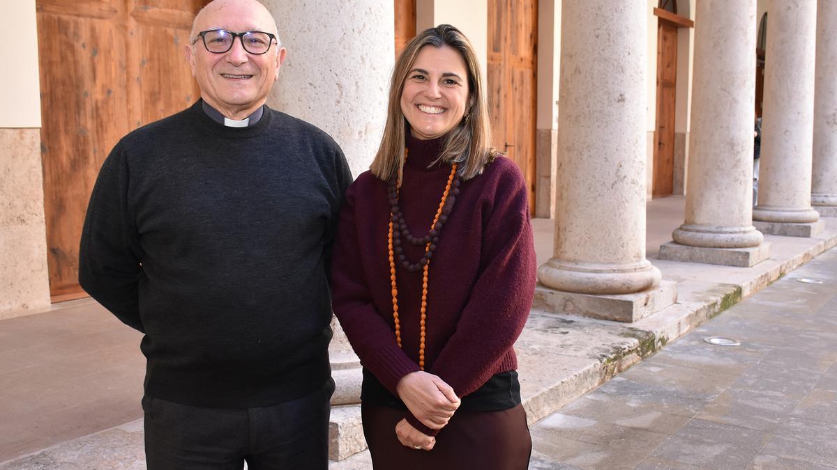 Los investigadores de la UCV, Miguel Navarro y Catalina Martín