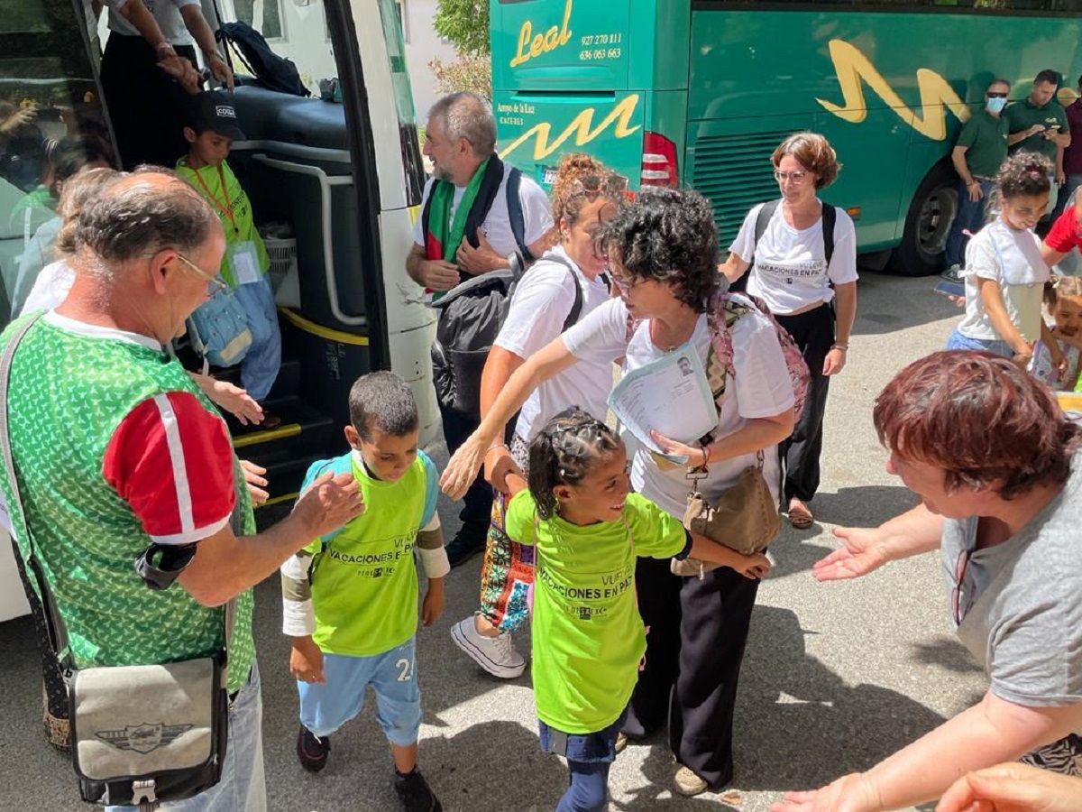 Los niños saharauis llegan a Extremadura