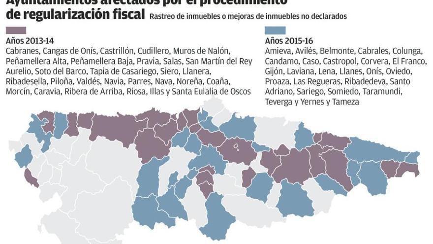 Hacienda ya localizó desde el aire 27.632 construcciones que no pagan IBI en Asturias