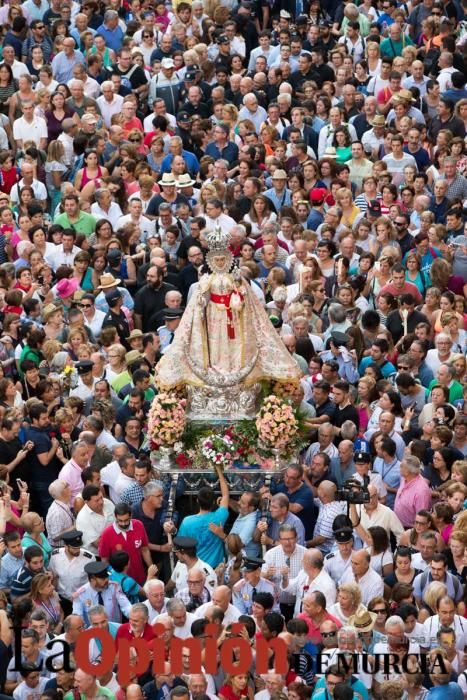 Salida de la Virgen de la Fuensanta desde la Cated