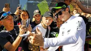 Valentino Rossi, gran protagonista del Festival de la Velocidad en el Circuit de Barcelona