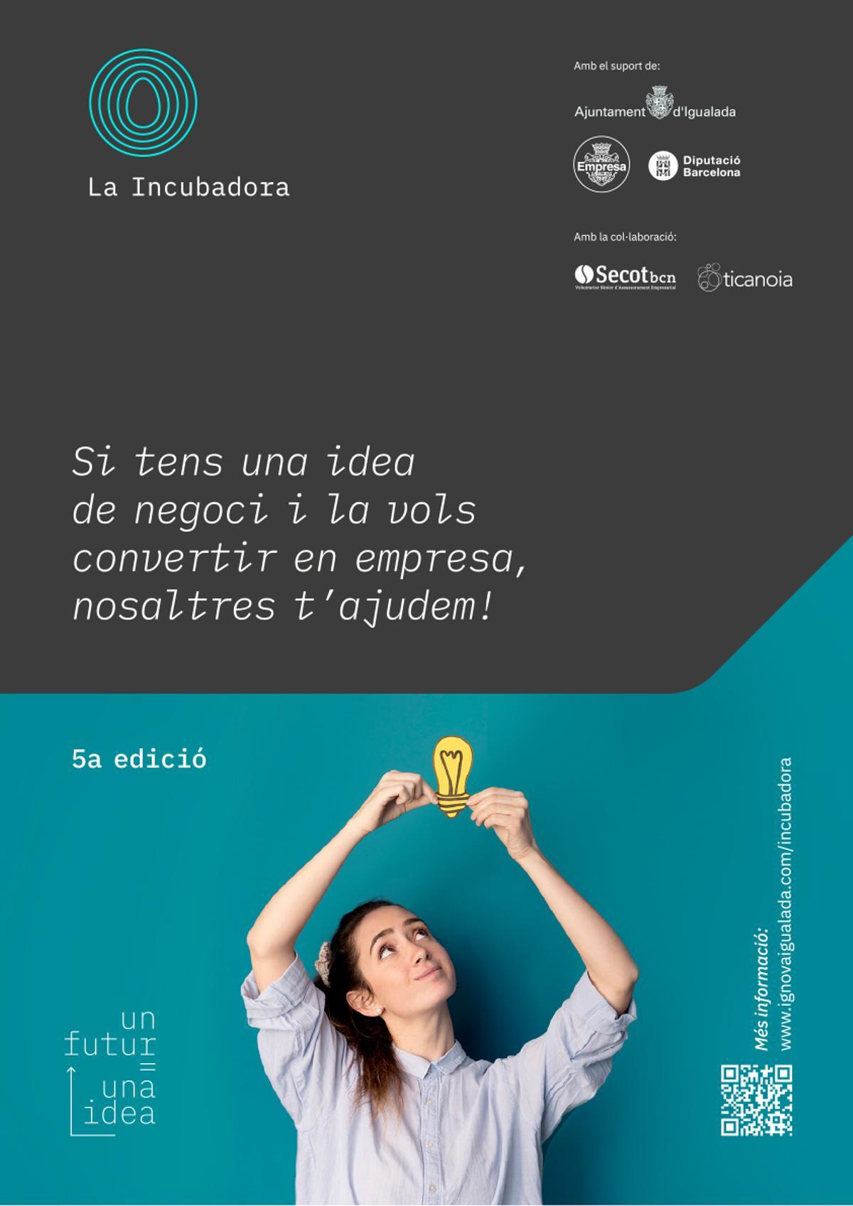 Cartell de la 5a edició del projecte La Incubadora