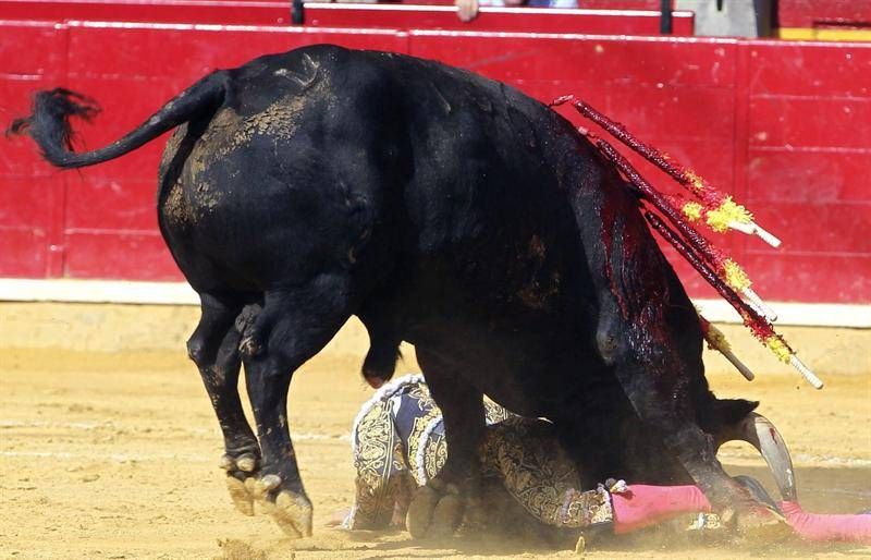 Fotogalería: Cogida a Joselillo en Zaragoza