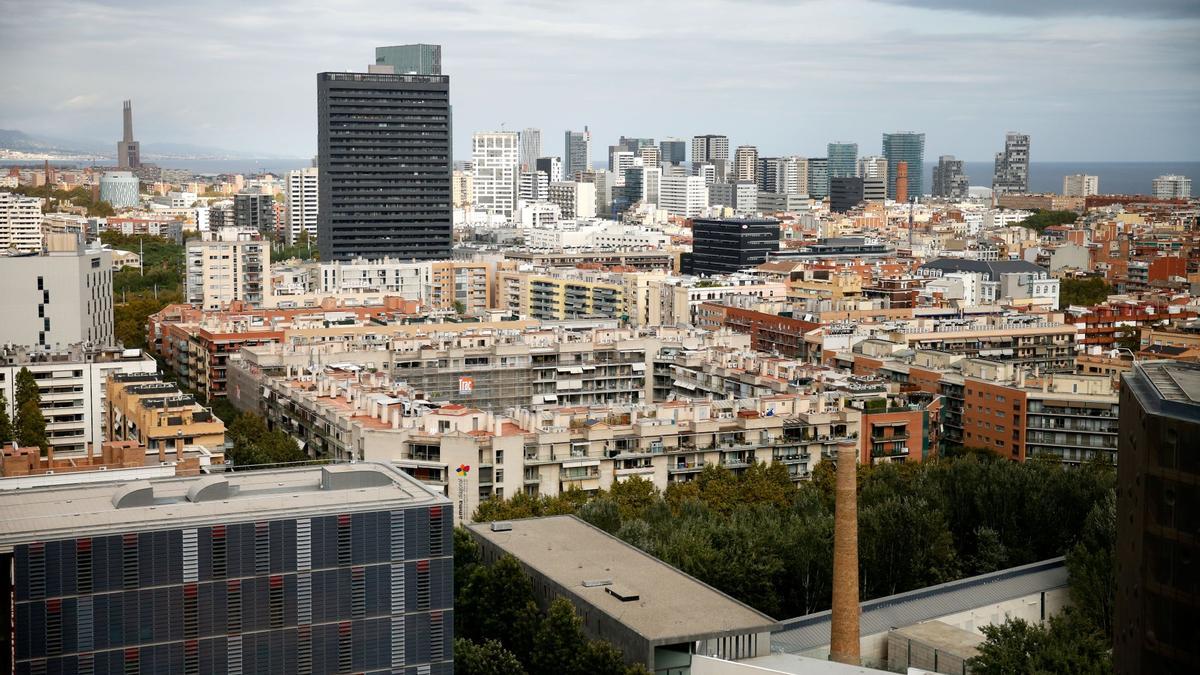 'Skyline' del distrito 22@ de Barcelona