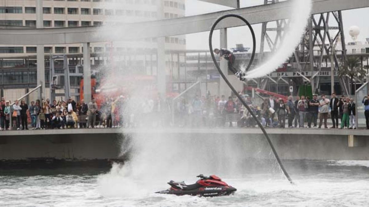 Una de las actividades celebradas el año pasado en el Salón Náutico, en el Port Vell