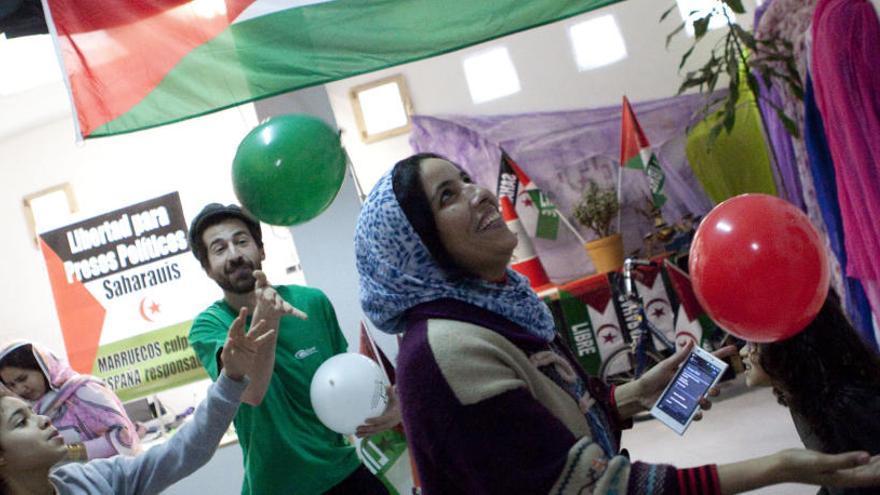 Una fiesta de solidaridad con el pueblo saharaui.
