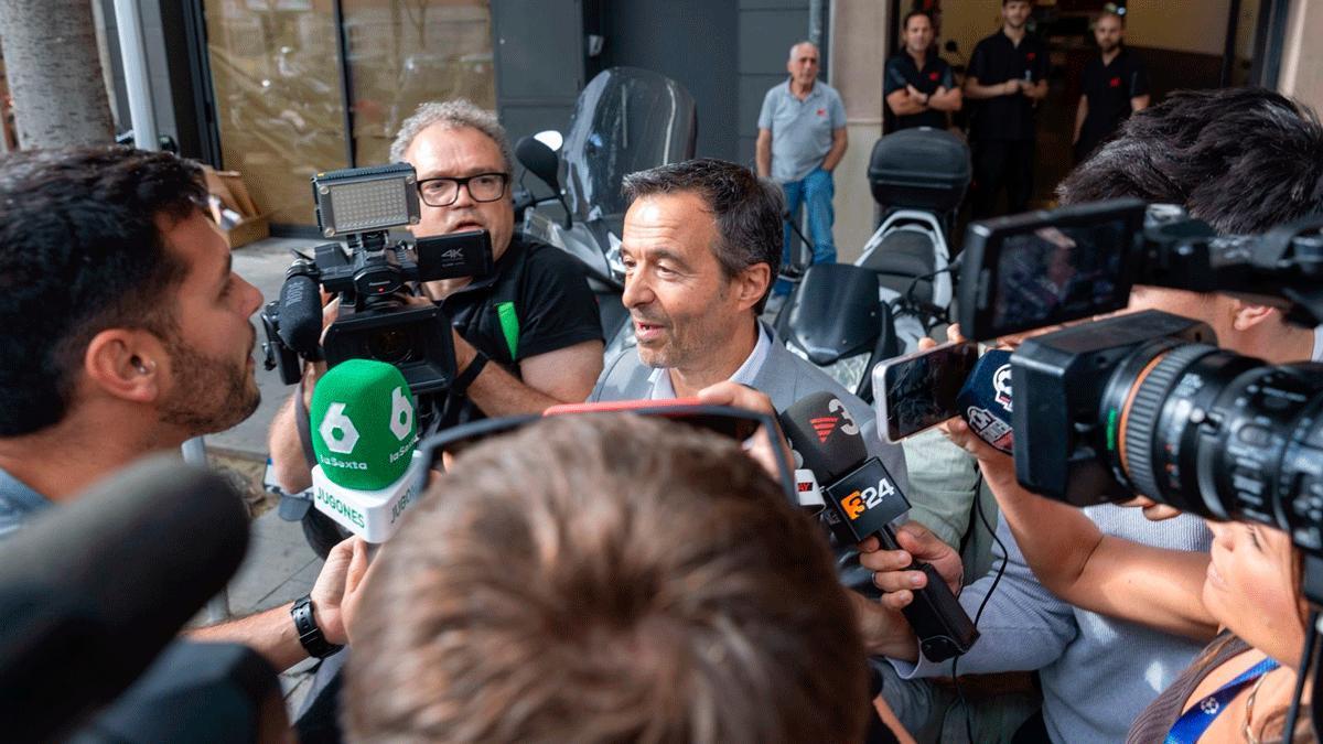 Jorge Mendes, en Barcelona