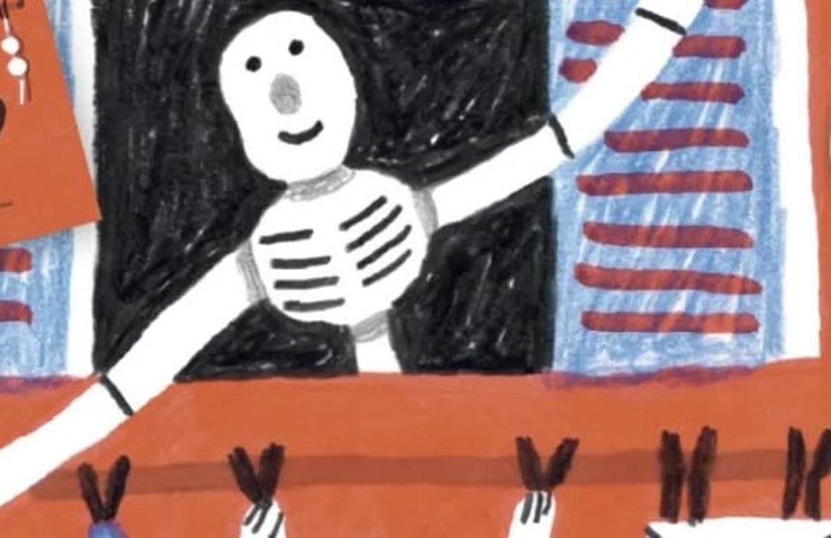 La ilustració utilitzada per promoure el debat sobre la mort entre els infants