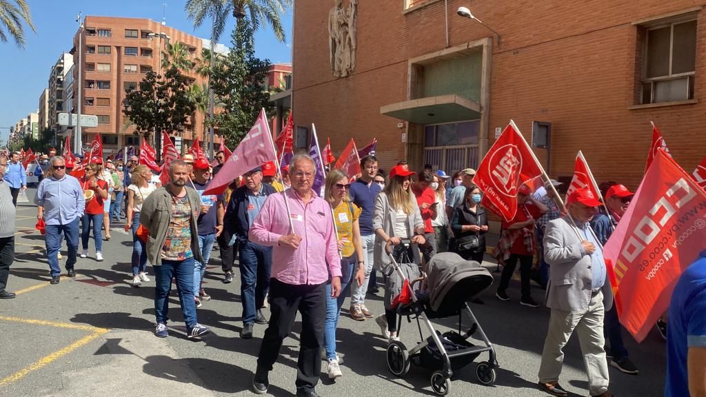 Elche recupera su manifestación por calles en el Día del Trabajador