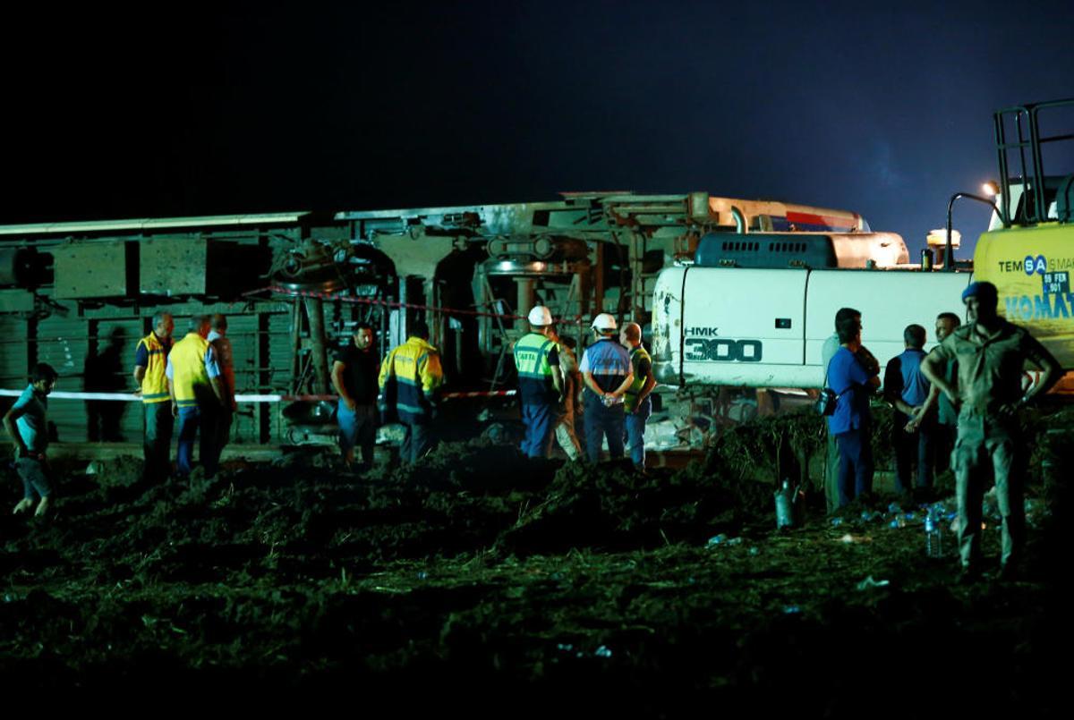 Accident de tren a Turquia Accident de tren a Turquia
