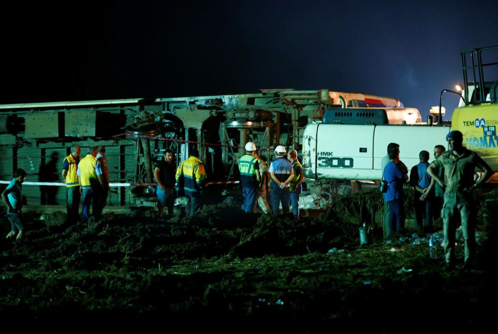 Accident de tren a Turquia