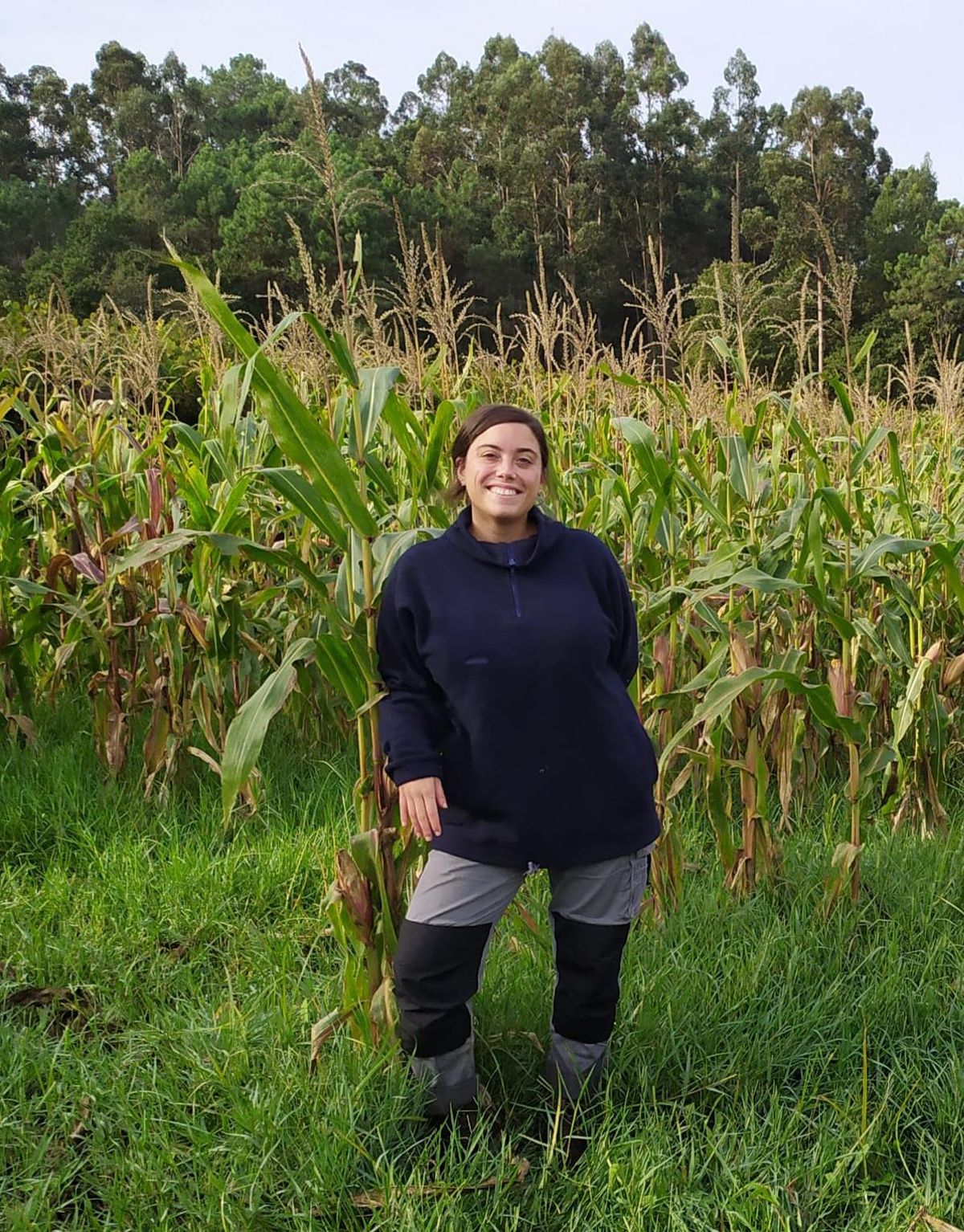 Ana López Malvar, en la Misión Biológica de Galicia, en Pontevedra
