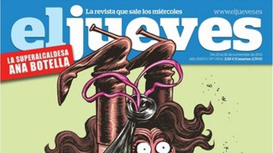 Ana Botella copa la portada de &#039;El Jueves&#039;