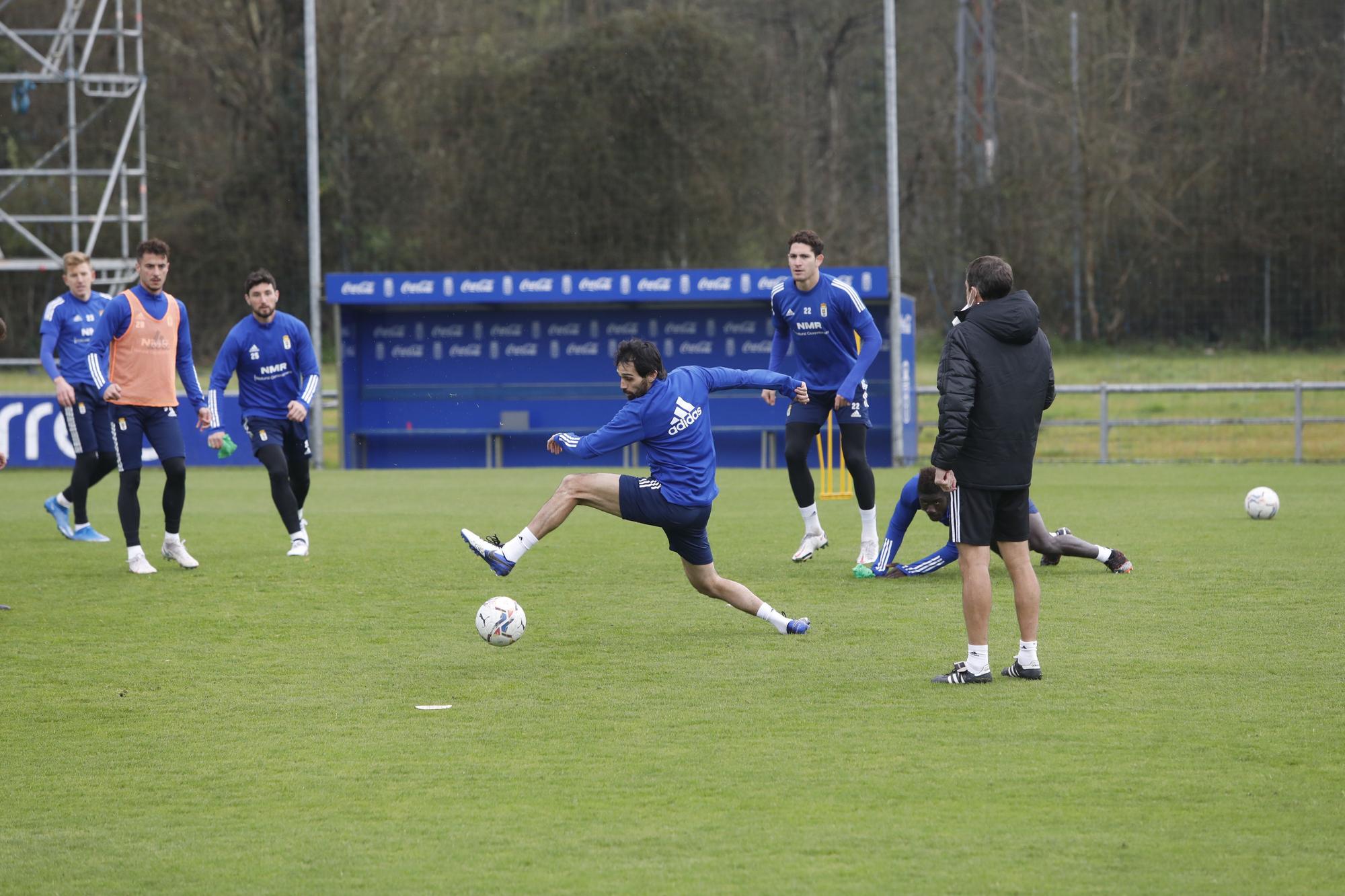 El entrenamiento del Oviedo