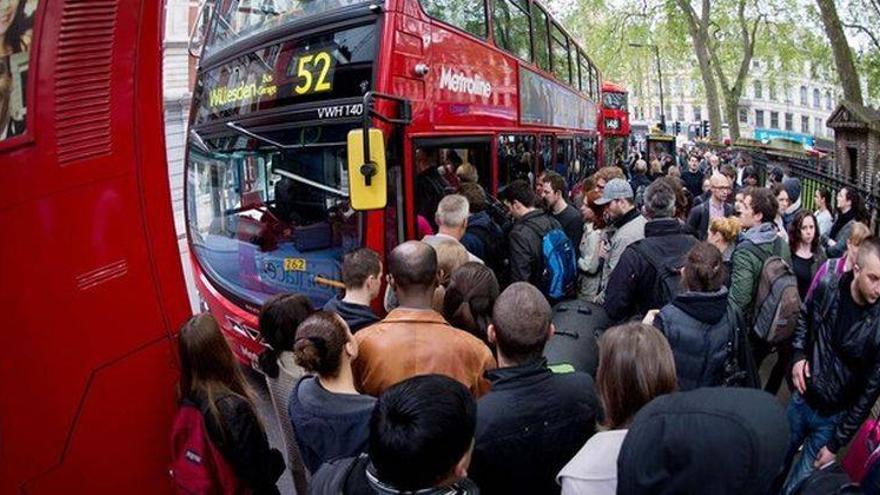 Caos en Londres por una huelga de metro de 48 horas