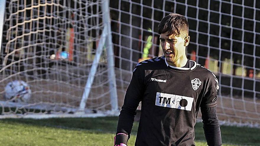 Edgar Badia durante un entrenamiento.