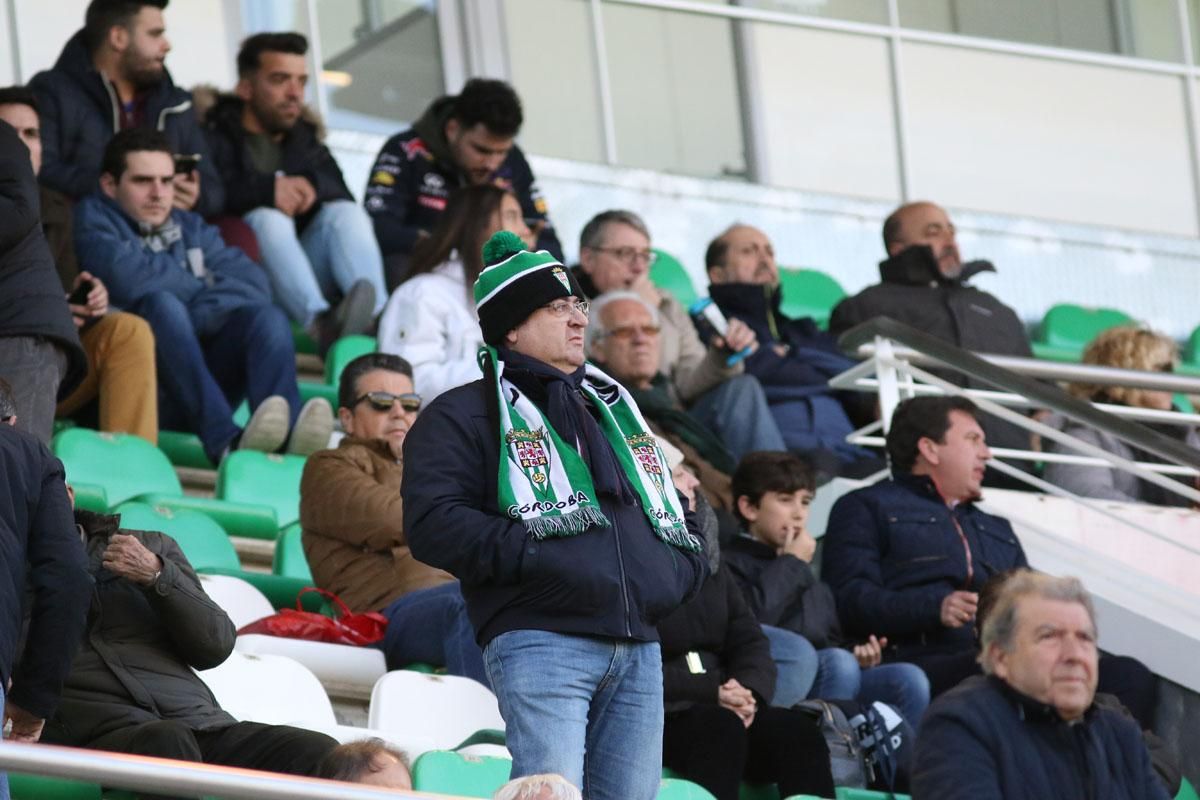 La afición blanquiverde en el Córdoba-Albacete