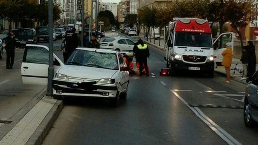 Un conductor arrolla a un ciclista de 15 años en Vinaròs