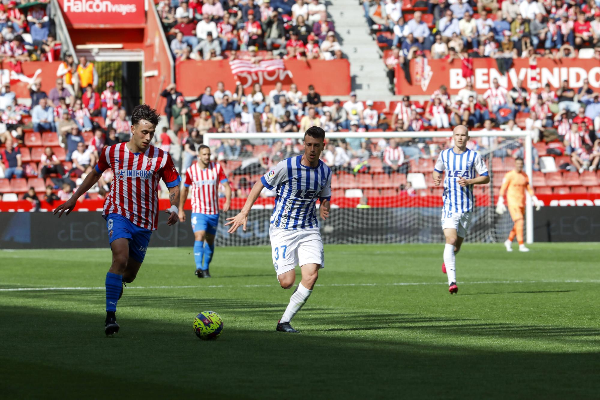 Así fue el encuentro entre el Sporting y el Alavés