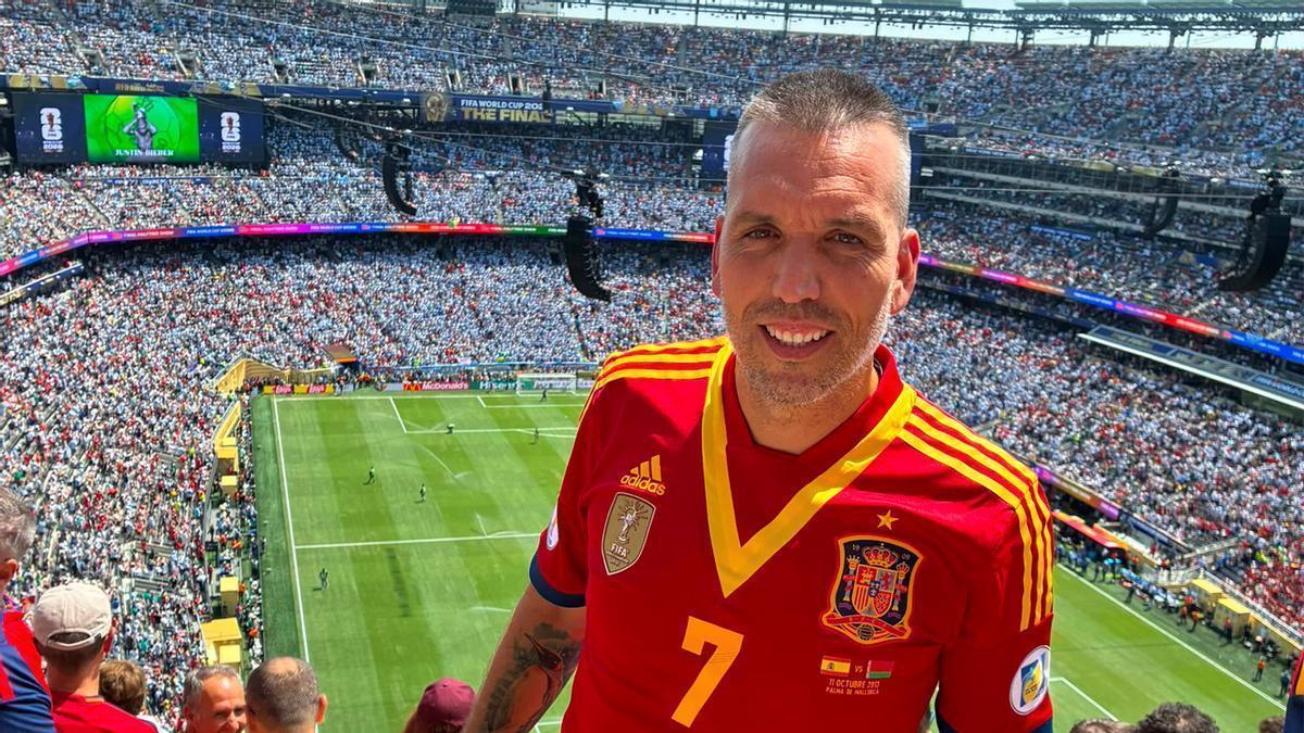 Hernán Pérez, en el MetLife Stadium de Nueva York.