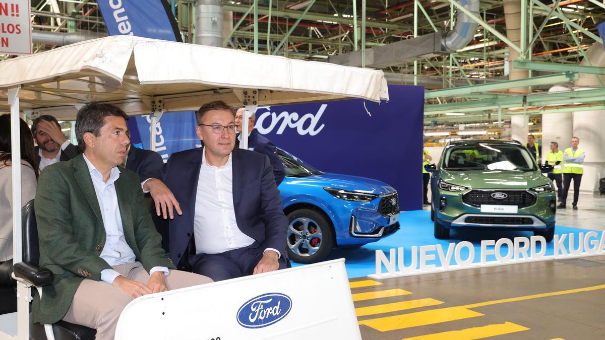 Carlos Mazón, en una foto de archivo durante una visita a Ford.