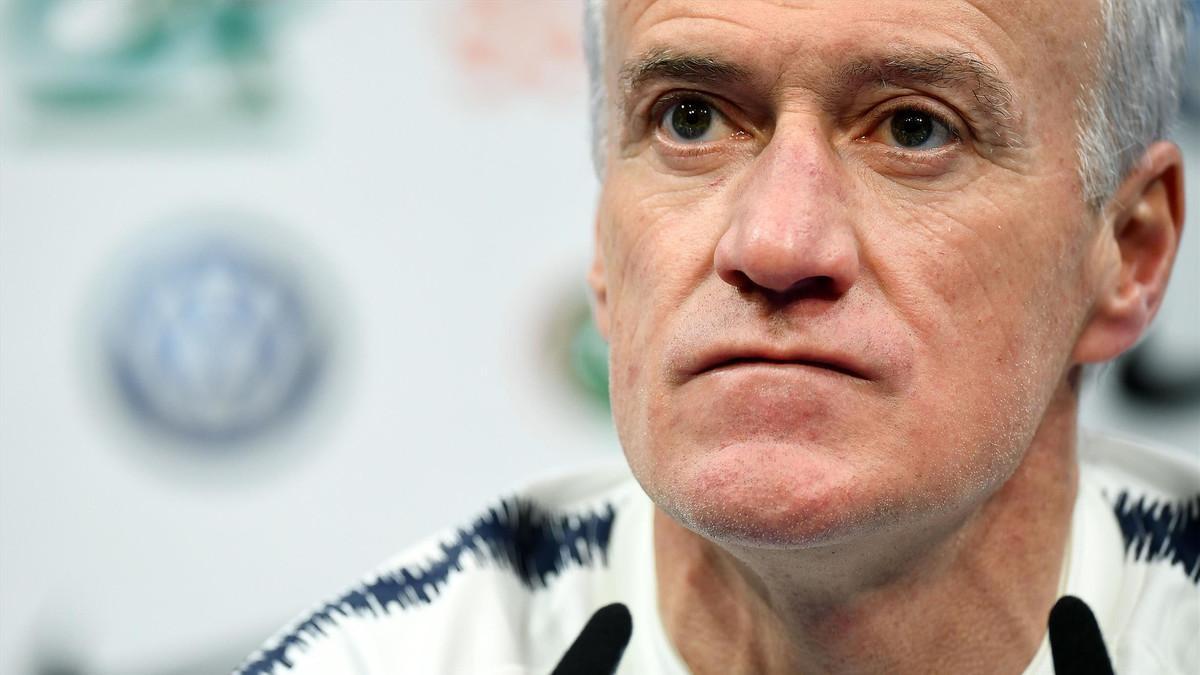 Deschamps en rueda de prensa