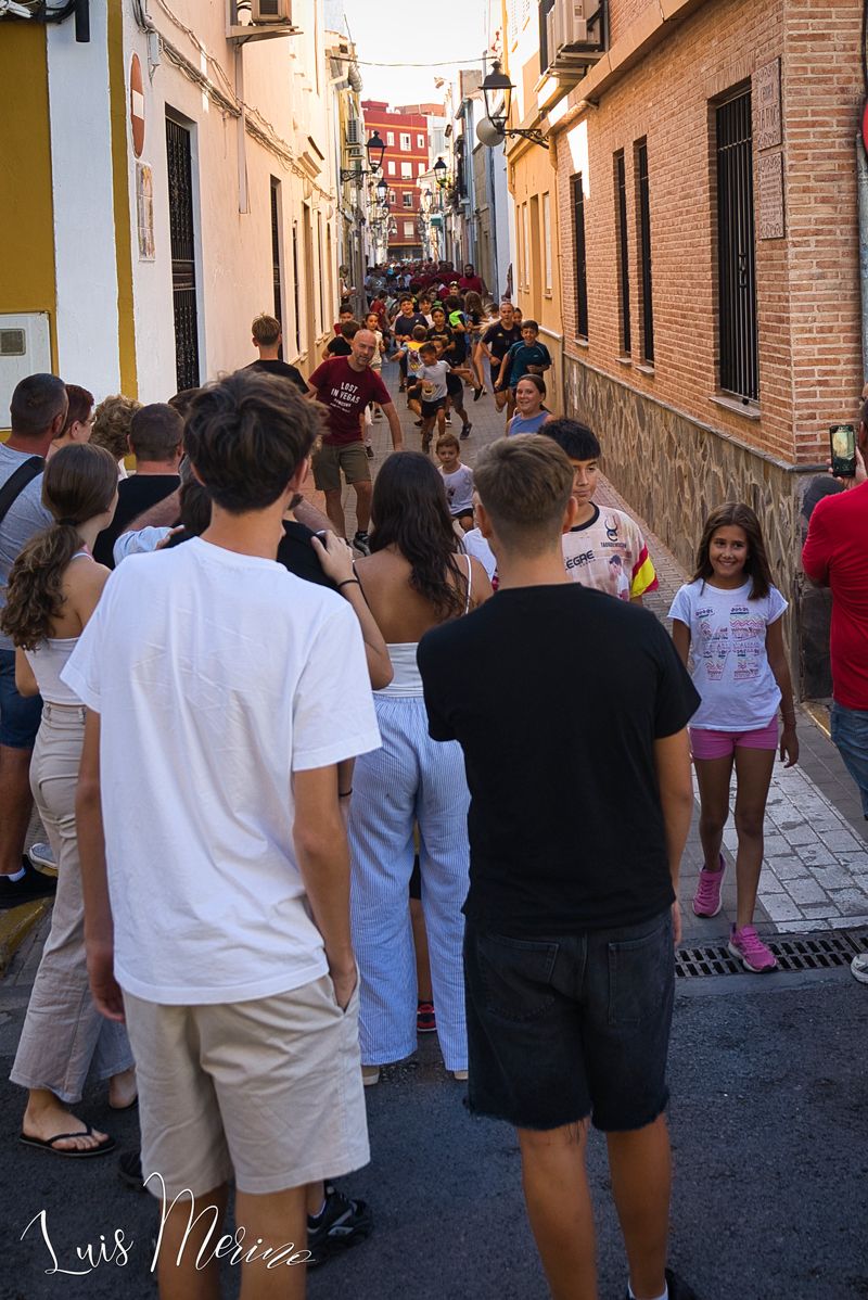Encierro infantil.