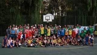 Exitoso estreno de Basket na Rúa en Castrelos