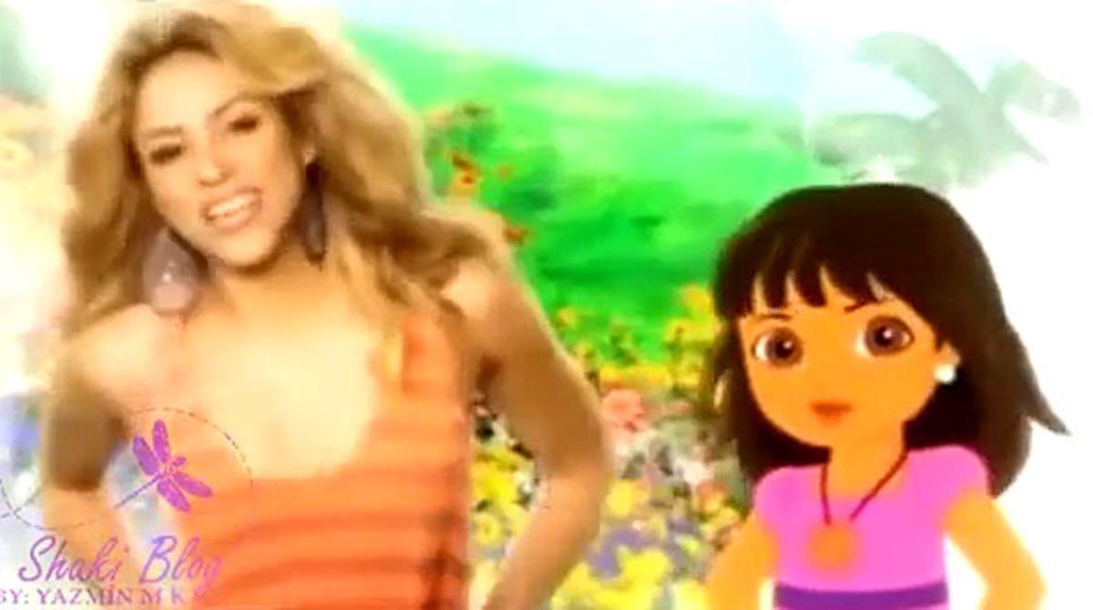 Shakira canta amb Dora la Exploradora.