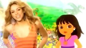 Shakira canta amb Dora la Exploradora.