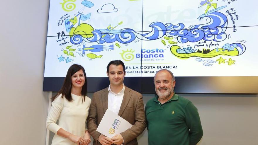 La Diputación lanza  &quot;Mójate en la Costa Blanca&quot; para potenciar el  turismo náutico en Alicante