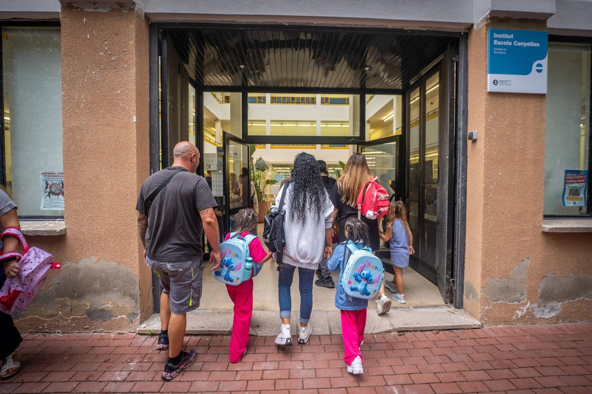 Vuelta al cole en el Institut Escola Canyelles de Barcelona