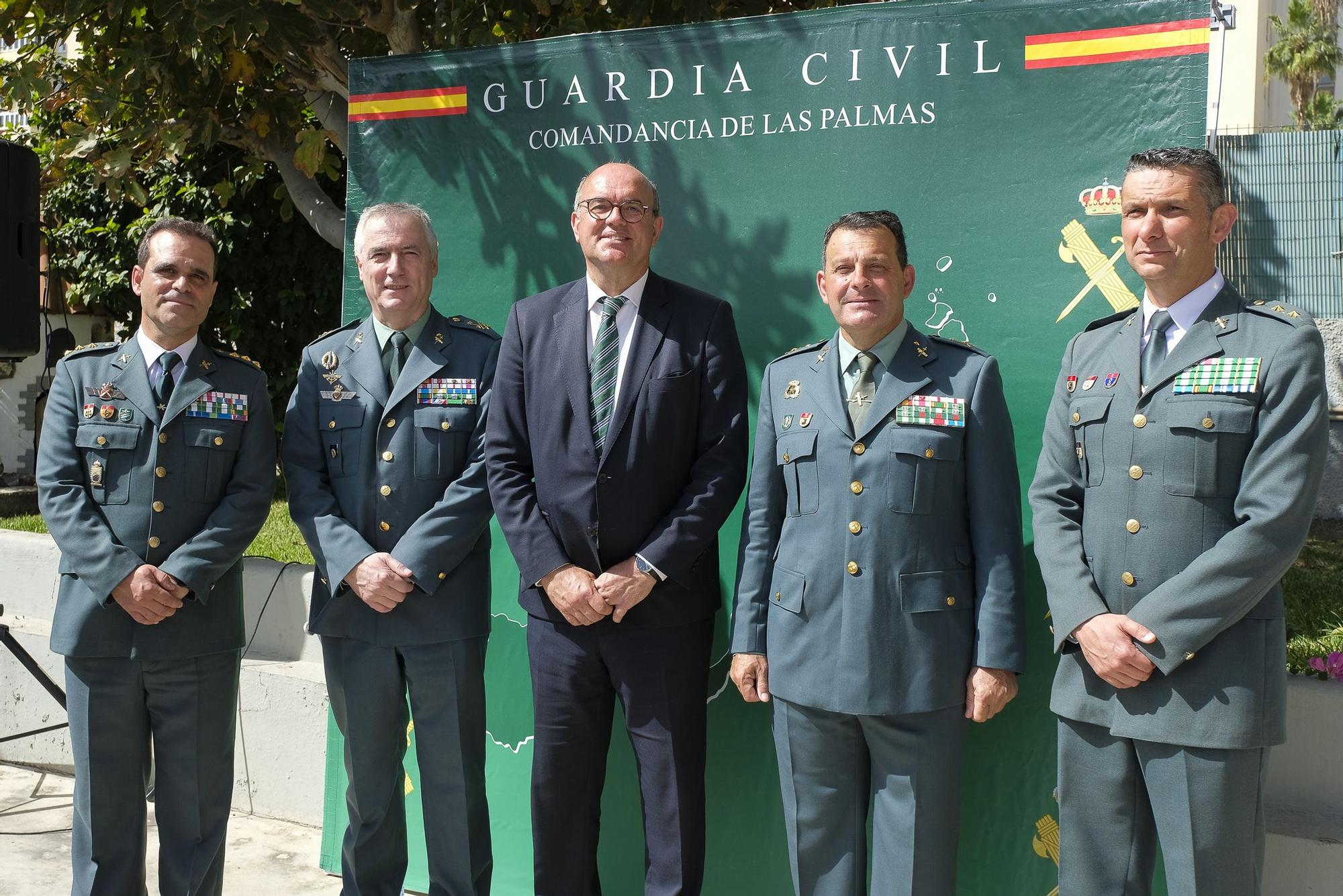 Toma de posesión del coronel jefe de la Comandancia de Guardia Civil