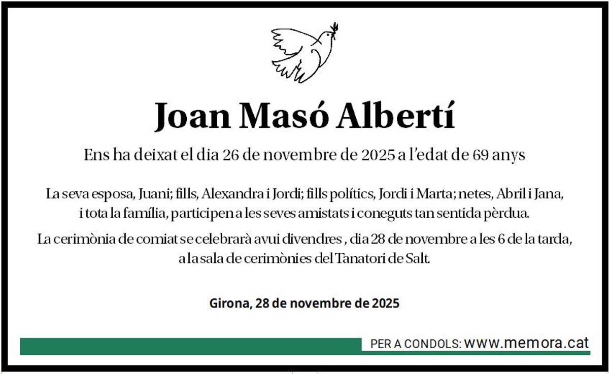 Joan Masó Albertí